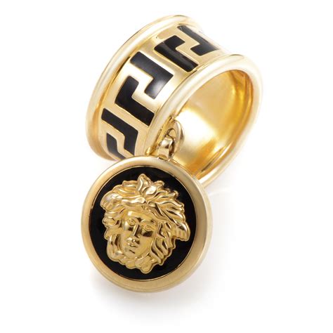 versace medusa ring women.